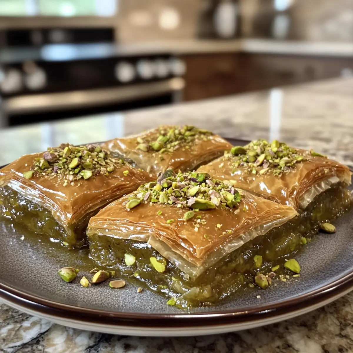 Irresistible Rich Pistachio Baklava Recipe