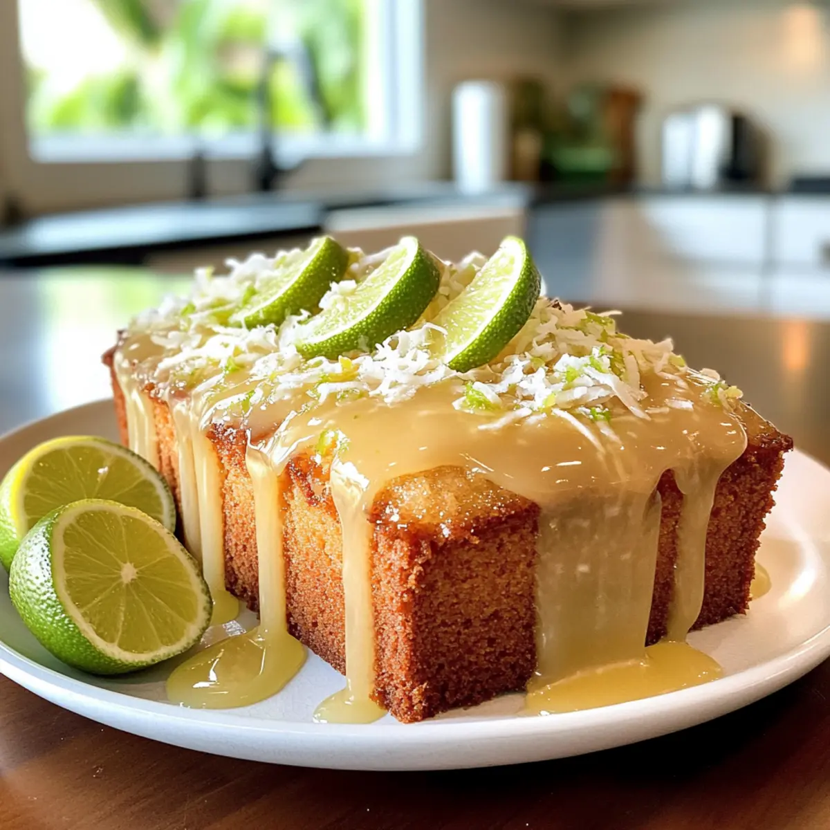 Irresistible Rich Coconut Lime Loaf Cake Recipe