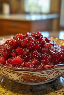 Irresistible Zesty Cranberry-Apple-Ginger Relish