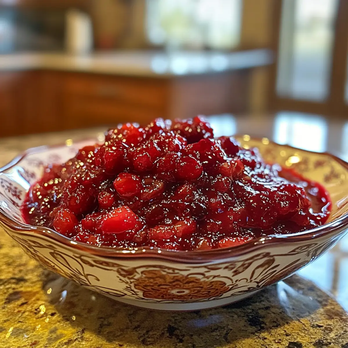 Irresistible Zesty Cranberry-Apple-Ginger Relish
