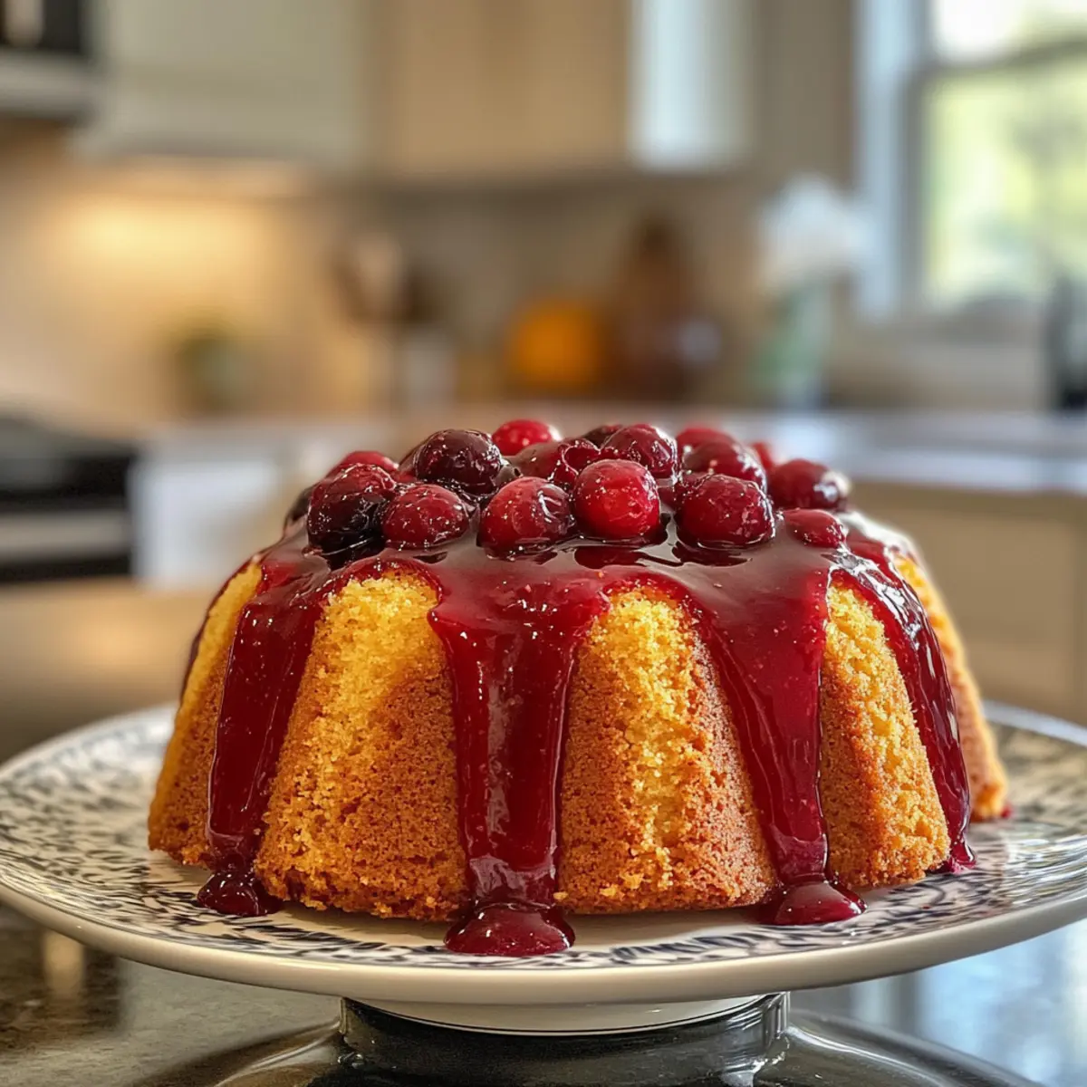 Irresistible Cranberry Orange Pound Cake