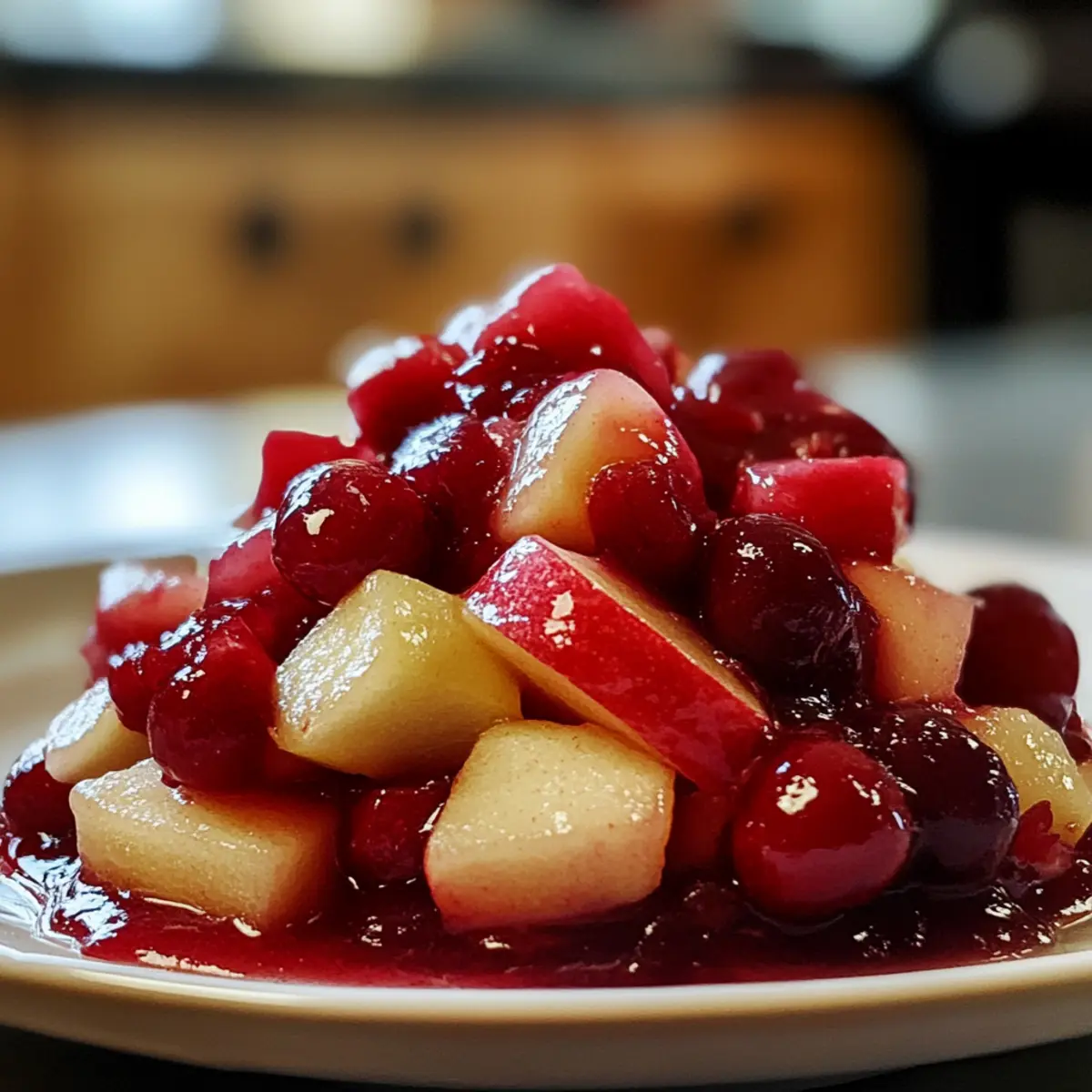 Delicious Homemade Cranberry-Apple Compote