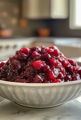 Irresistible Spiced Cinnamon and Nutmeg Cranberry Relish Recipe