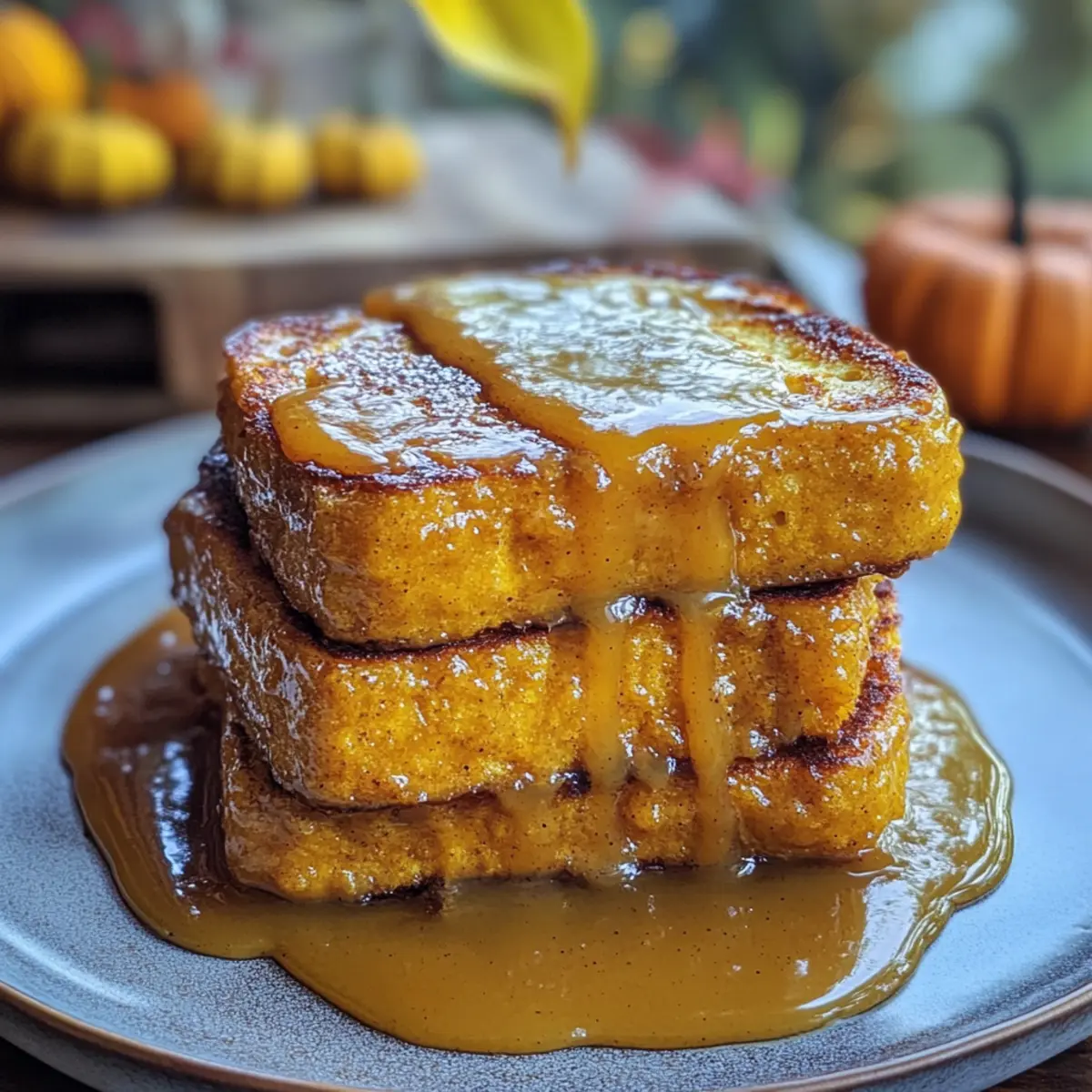 Irresistible Creamy Friendsgiving Pumpkin-Spiced French Toast