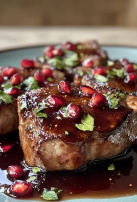Irresistible Savory Pomegranate Glazed Lamb Chops