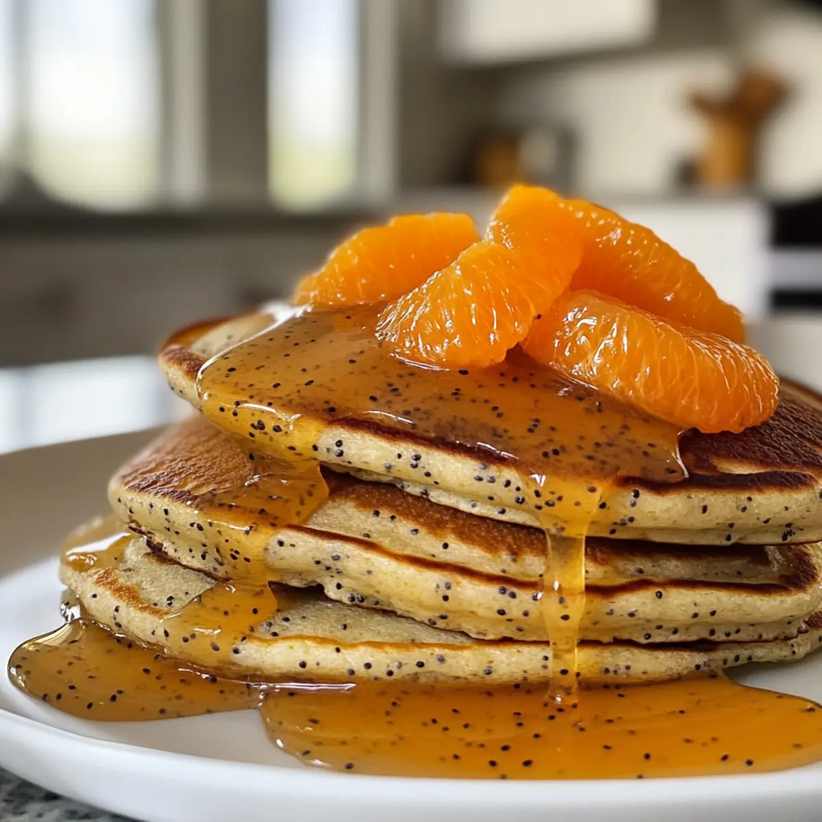 Irresistible Tangerine Poppy Seed Pancakes