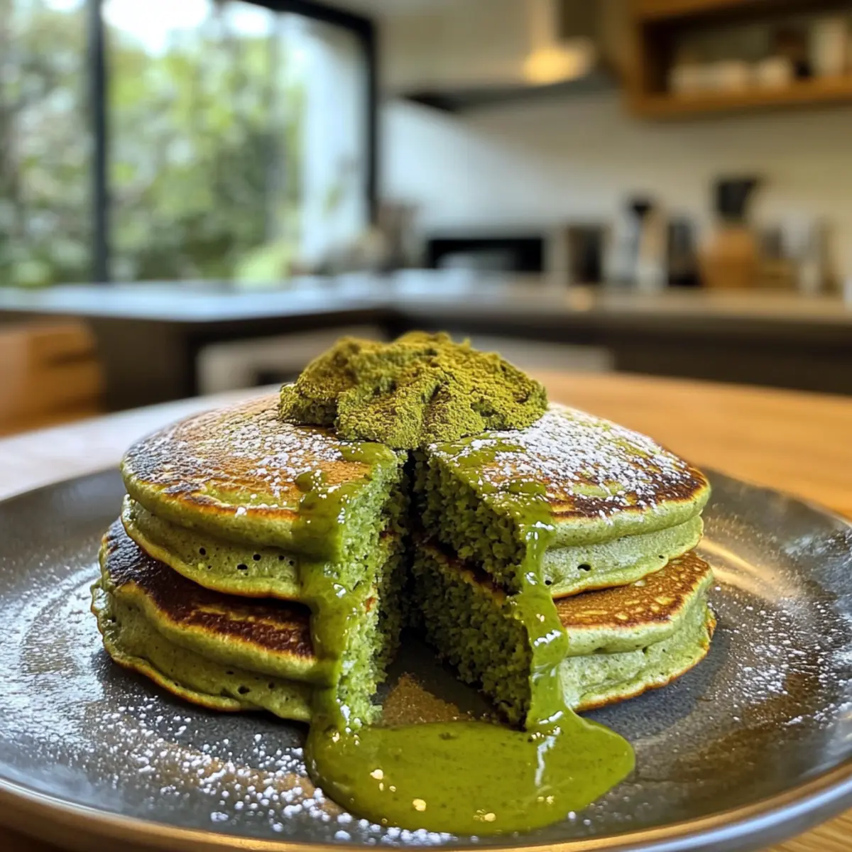 Fluffy Creamy Matcha-Inspired Pancakes: A Japanese Food Delight