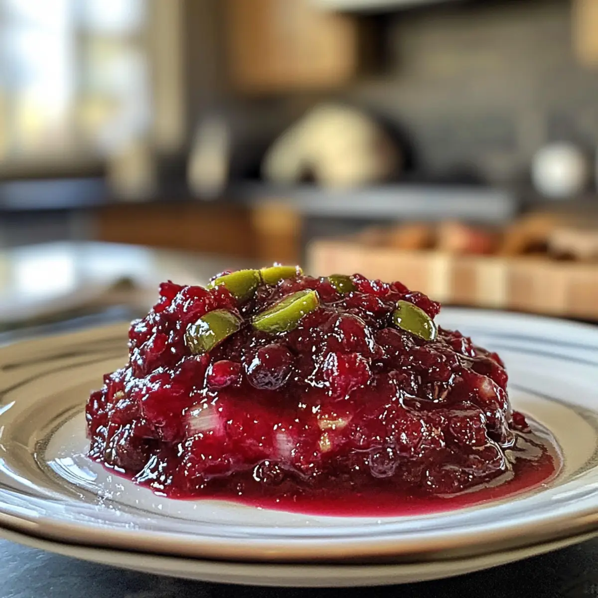 Zesty Jalapeño Spiced Cranberry Relish