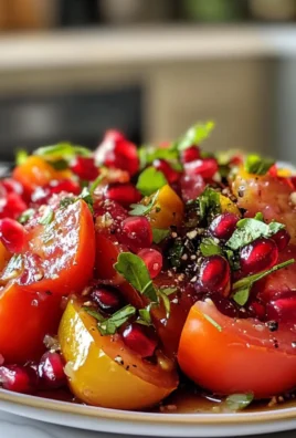 Vibrant Refreshing Pomegranate and Tomato Salad Recipe Delight