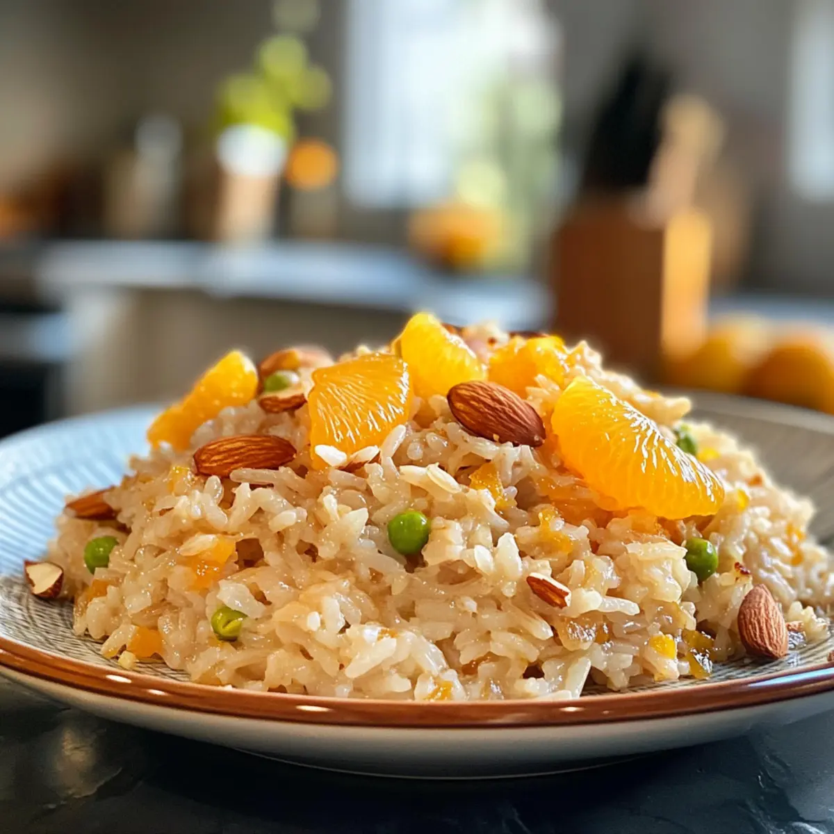 Irresistible Zesty Tangerine and Almond Rice Pilaf