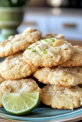 Irresistible Creamy Coconut Lime Macadamia Cookies