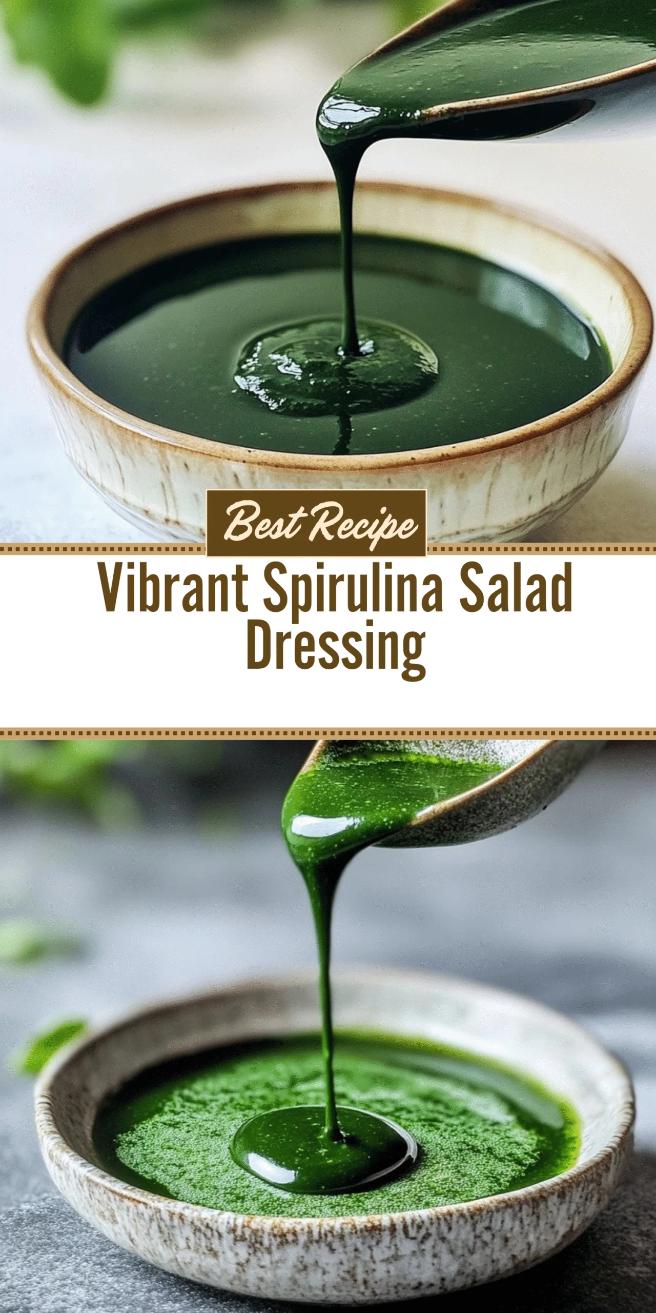 Vibrant Spirulina Salad Dressing