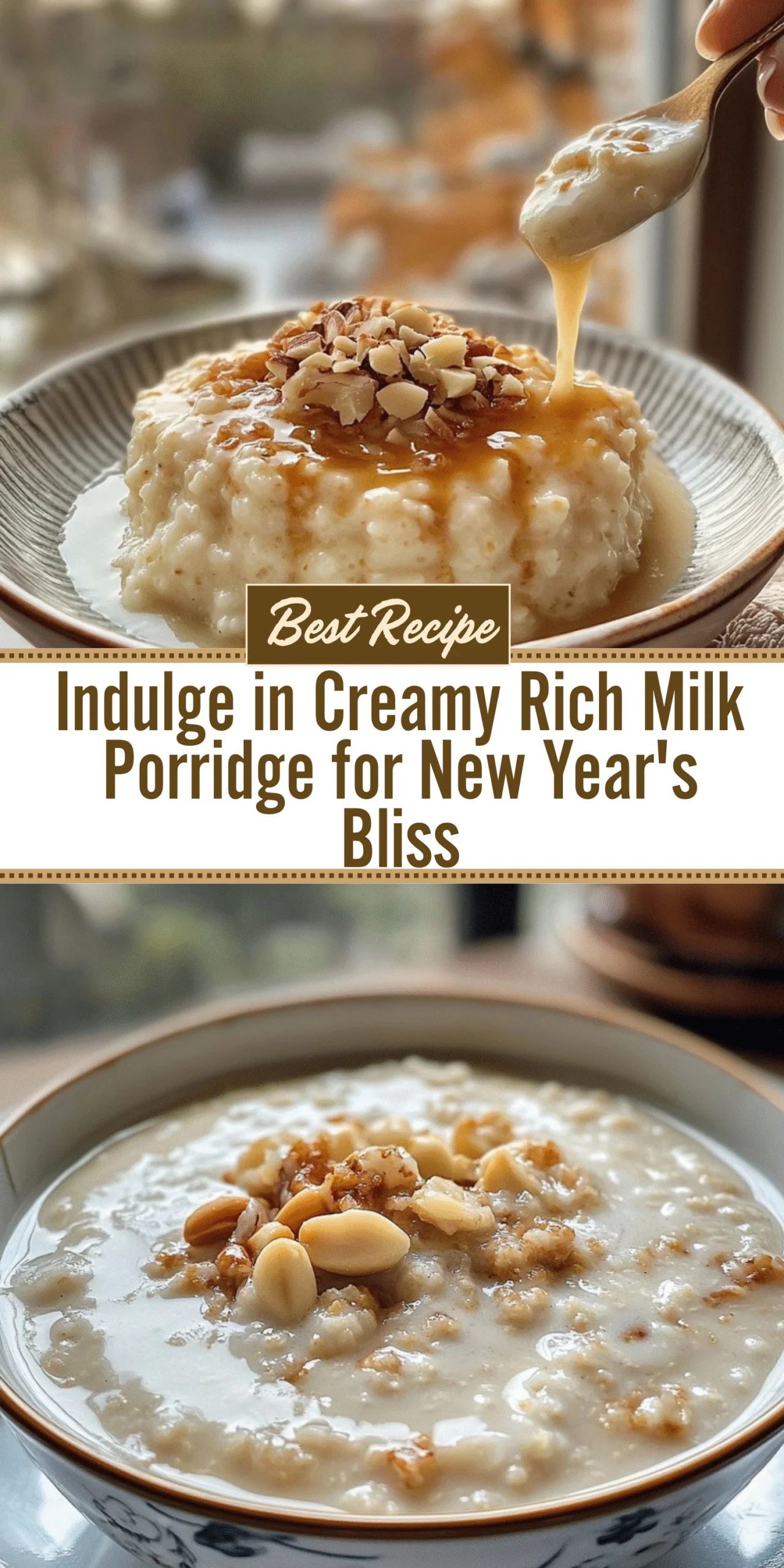 Indulge in Creamy Rich Milk Porridge for New Year's Bliss