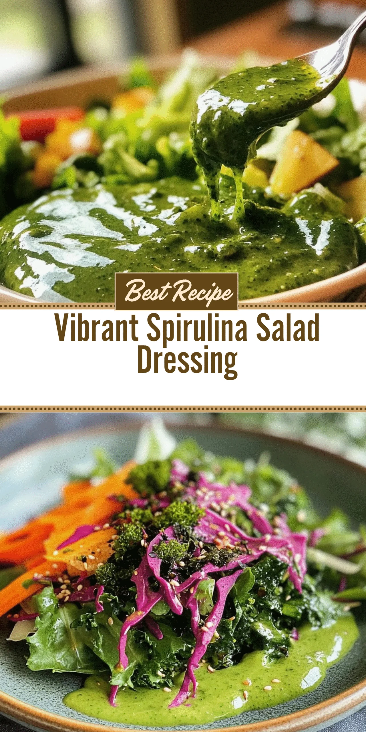 Vibrant Spirulina Salad Dressing