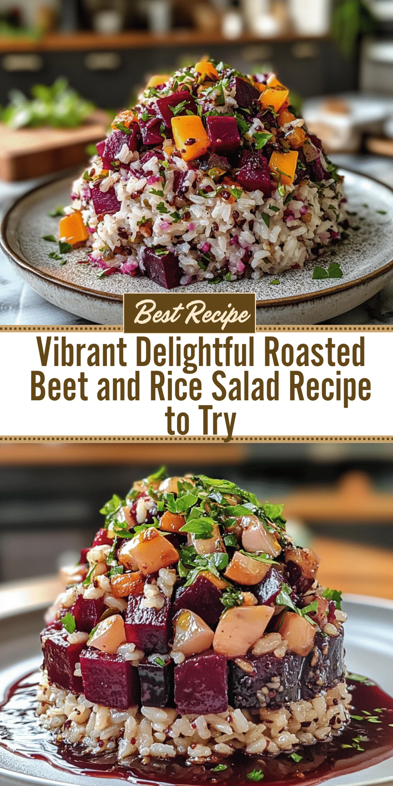 Vibrant Delightful Roasted Beet and Rice Salad Recipe to Try