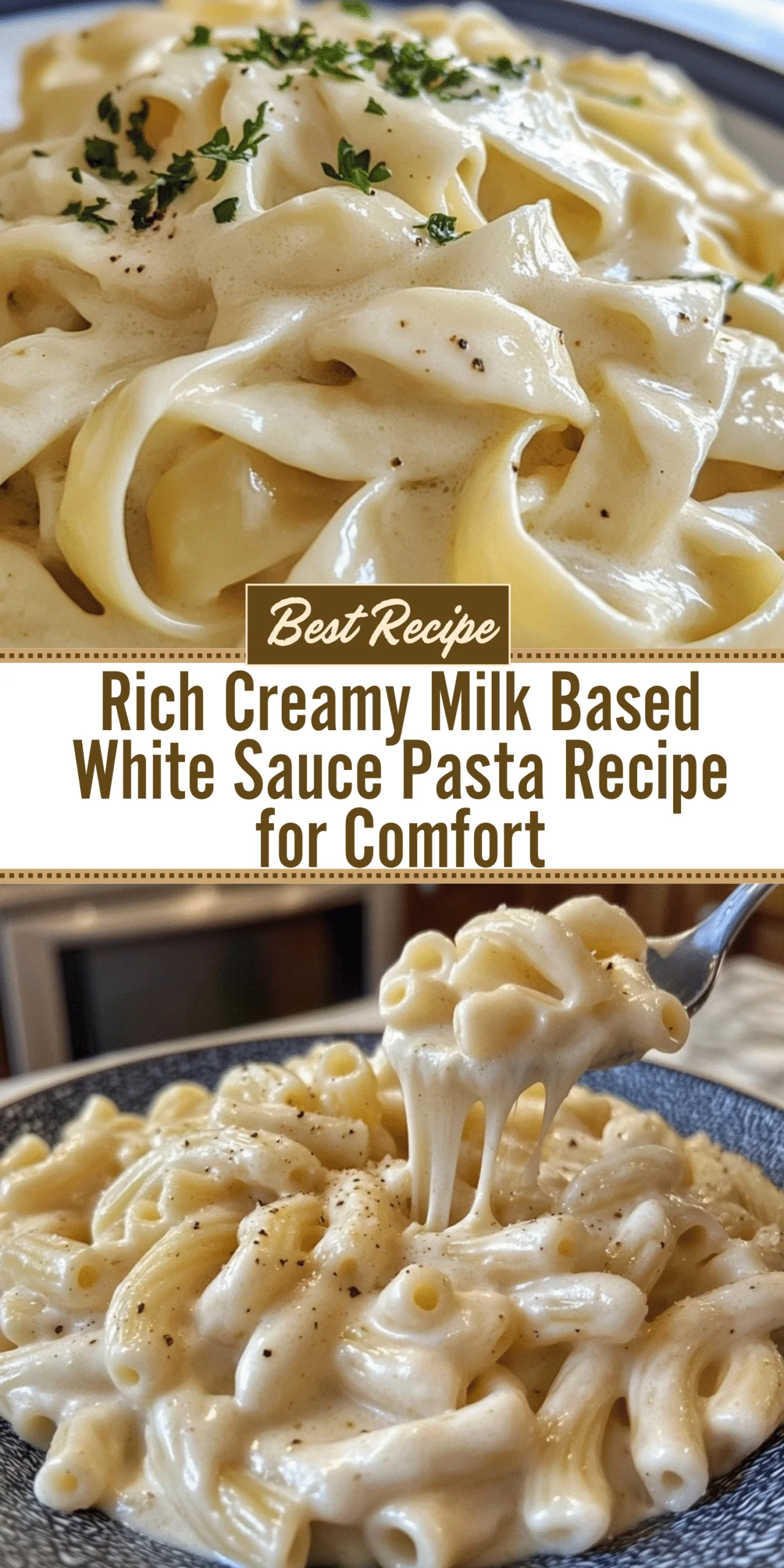 Rich Creamy Milk Based White Sauce Pasta Recipe for Comfort
