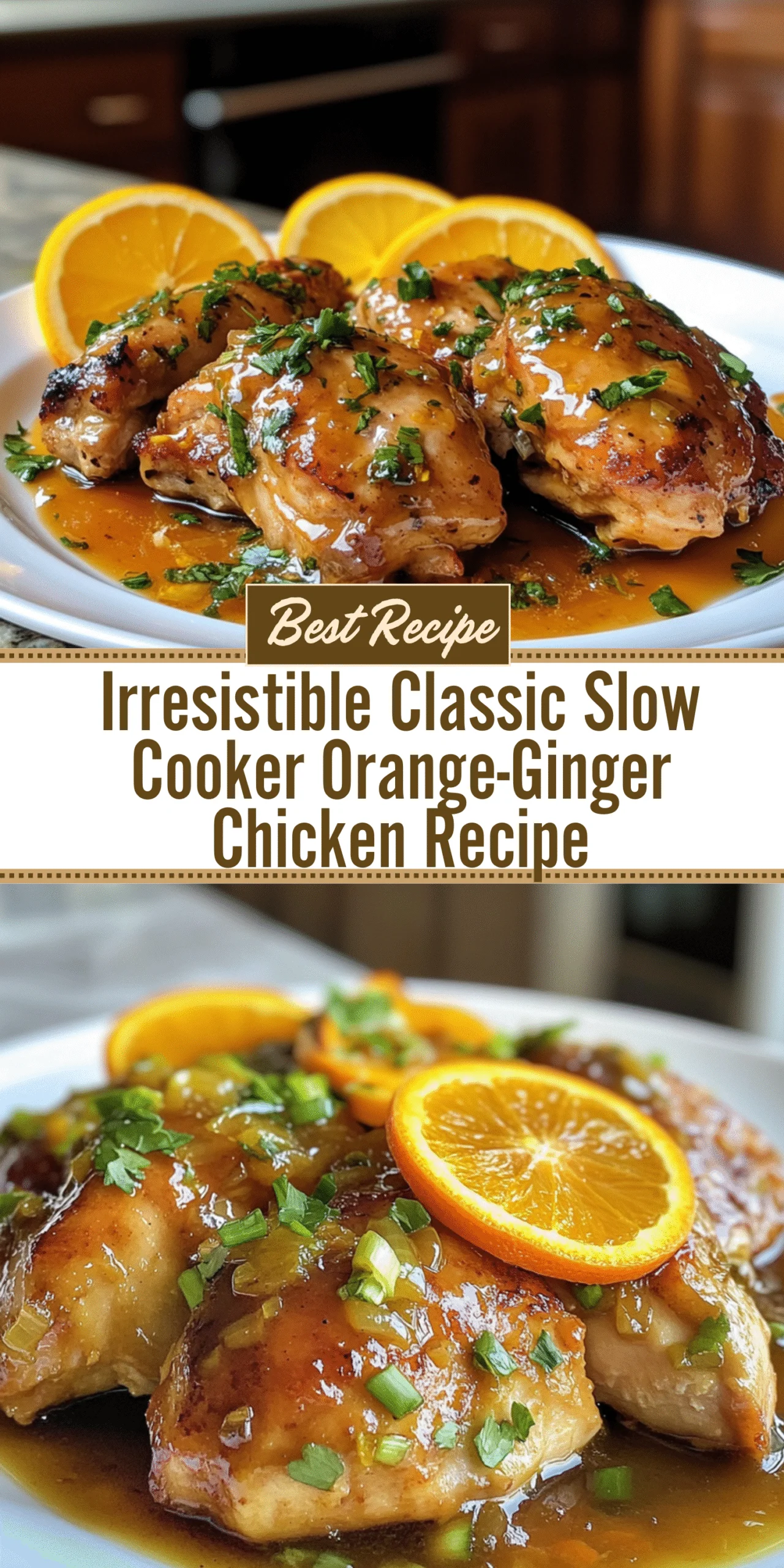 Irresistible Classic Slow Cooker Orange-Ginger Chicken Recipe