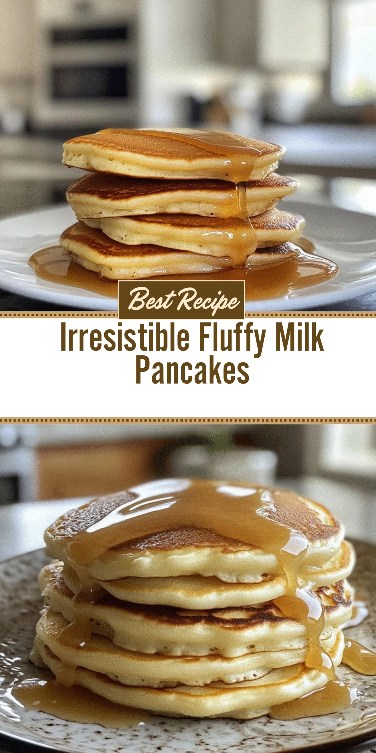 Irresistible Fluffy Milk Pancakes
