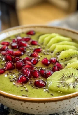 Refreshing Creamy Kiwi Pomegranate Citrus Smoothie Bowl Recipe