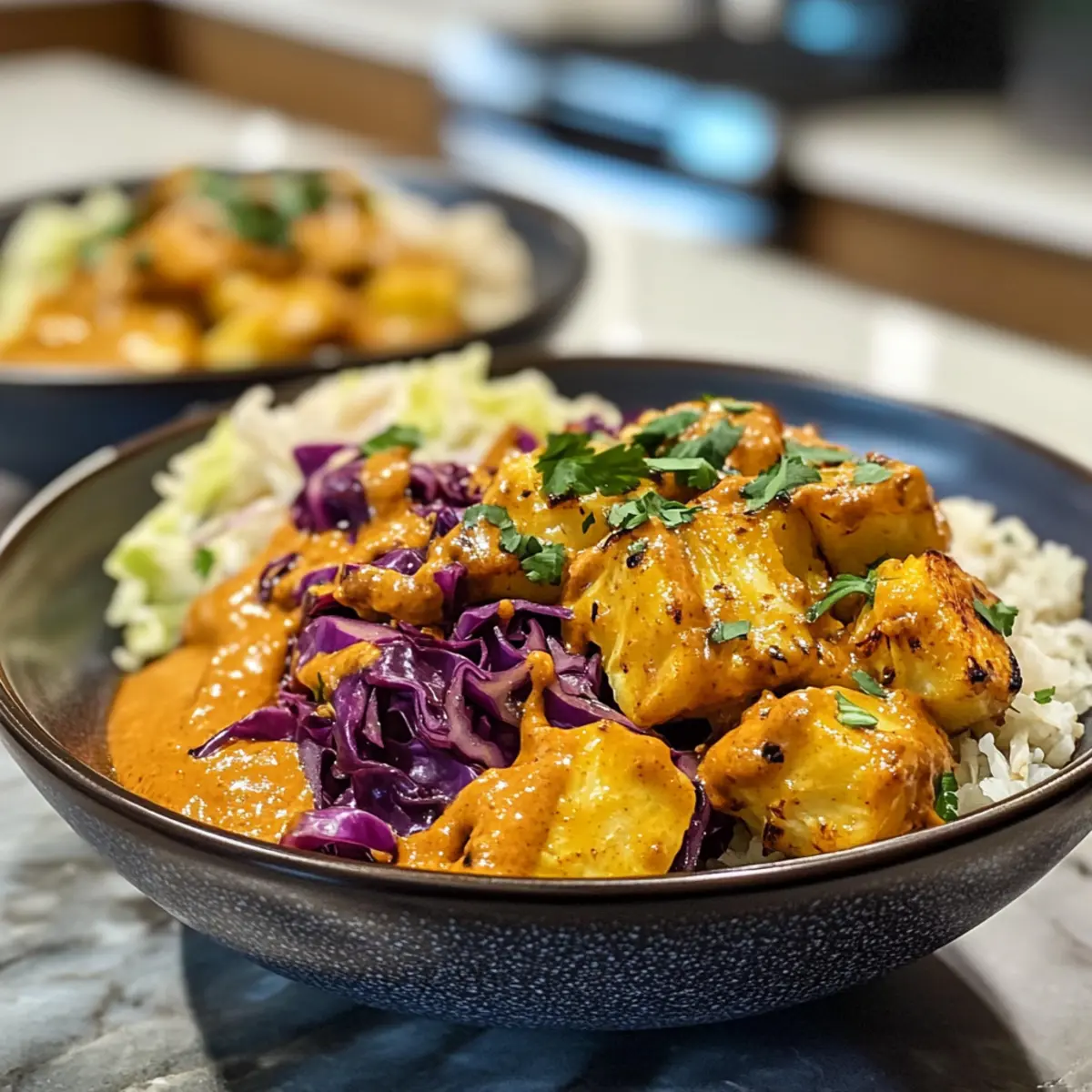 Irresistible Creamy Satay Pumpkin Cabbage Bowls Recipe to Try