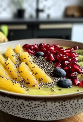 Vibrant Kiwi Pomegranate Citrus Smoothie Bowl Recipe