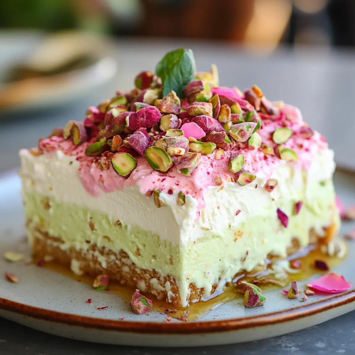 Irresistible Pistachio Rose Clouds