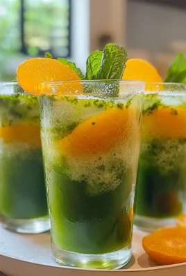 Refreshing Vibrant Spirulina Clementine Mint Cooler