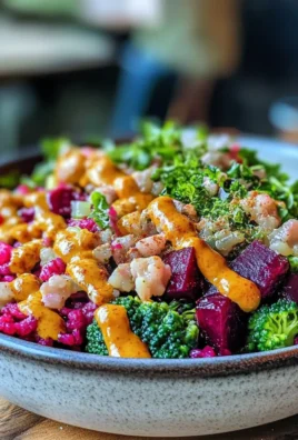 Delicious Vibrant Beet & Broccoli Rice Bowl with Spiced Dressing