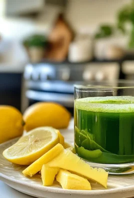 Revitalizing Spirulina Meyer Lemon Green Juice Recipe
