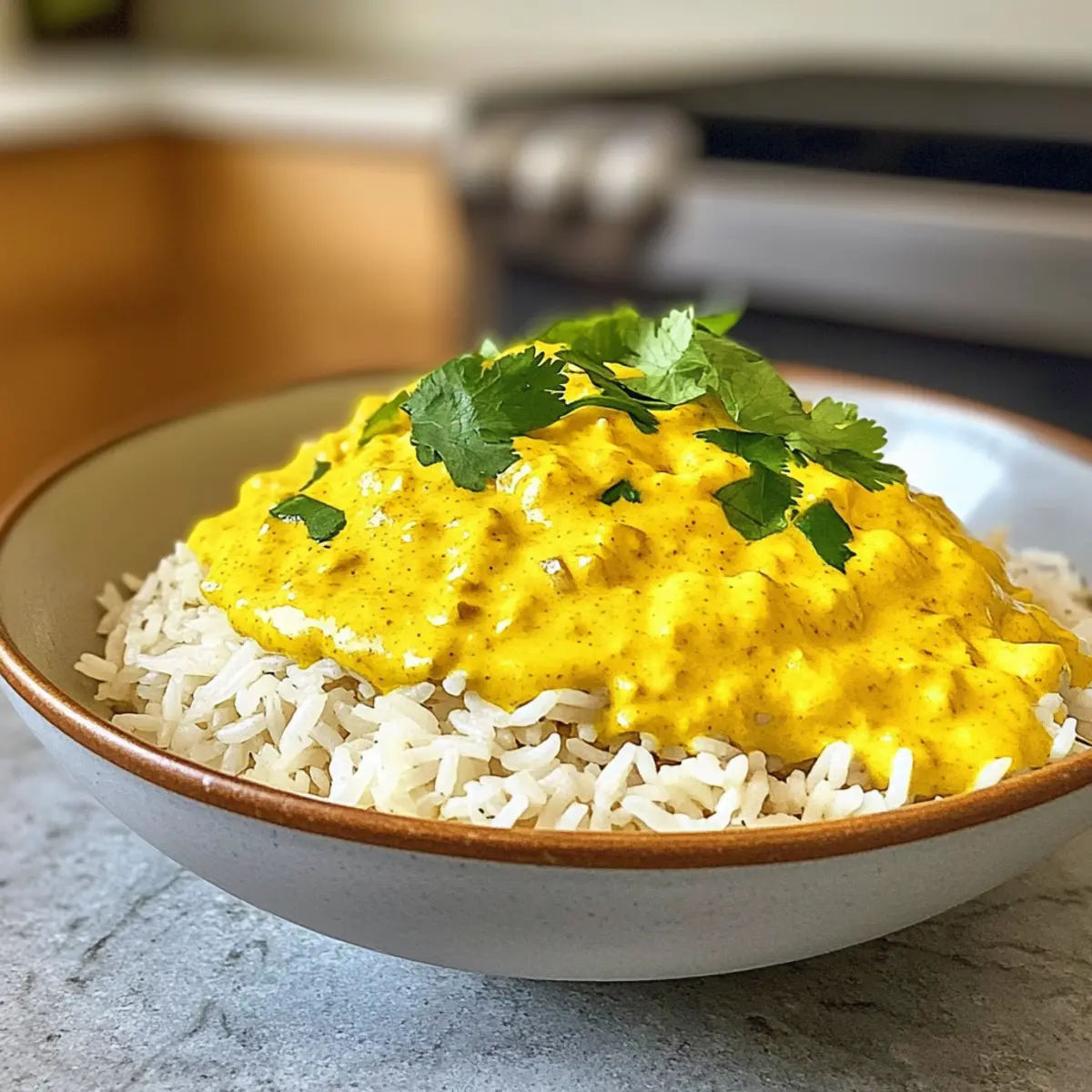 Irresistible Creamy Turmeric Coconut Basmati Rice Bowl Recipe