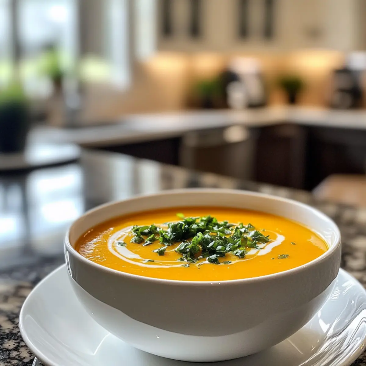 Comforting Cozy Garlic & Carrot Ginger Soup
