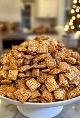 Irresistible Festive Gingerbread Chex Mix