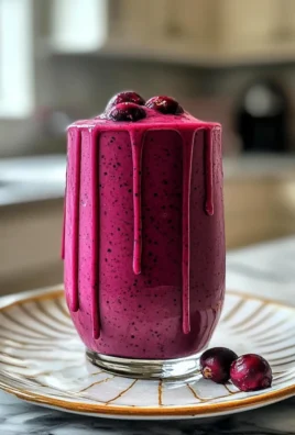 Energizing Vibrant Spirulina Cranberry Immune Smoothie Recipe