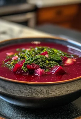 Heartwarming Cozy Beet & Spinach Winter Soup