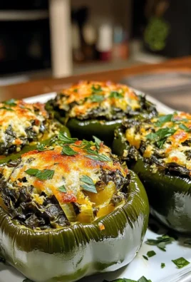 Irresistible Savory Collard Greens & Stuffed Bell Peppers Recipe