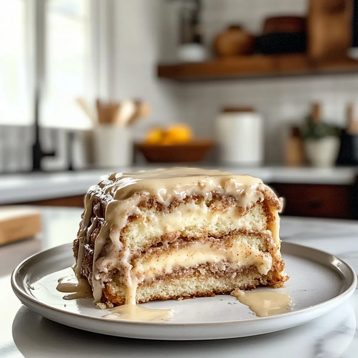 Irresistible Creamy Cinnamon Swirl New Years Cake Recipe