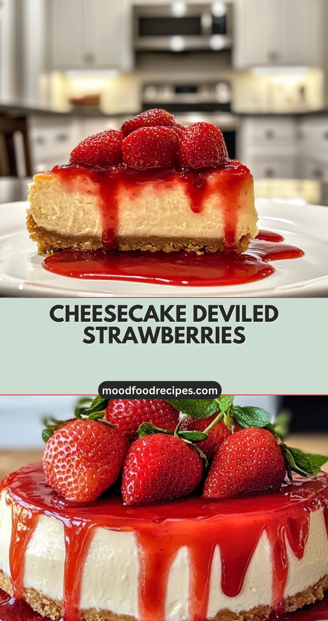 Cheesecake Deviled Strawberries