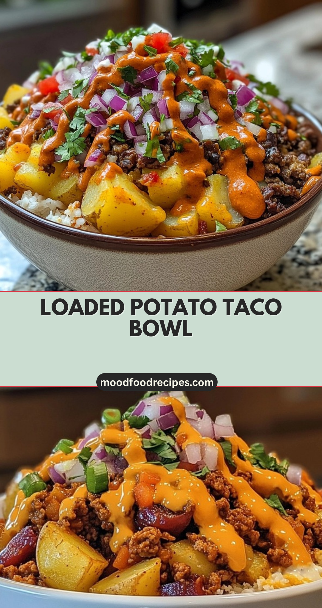Loaded Potato Taco Bowl