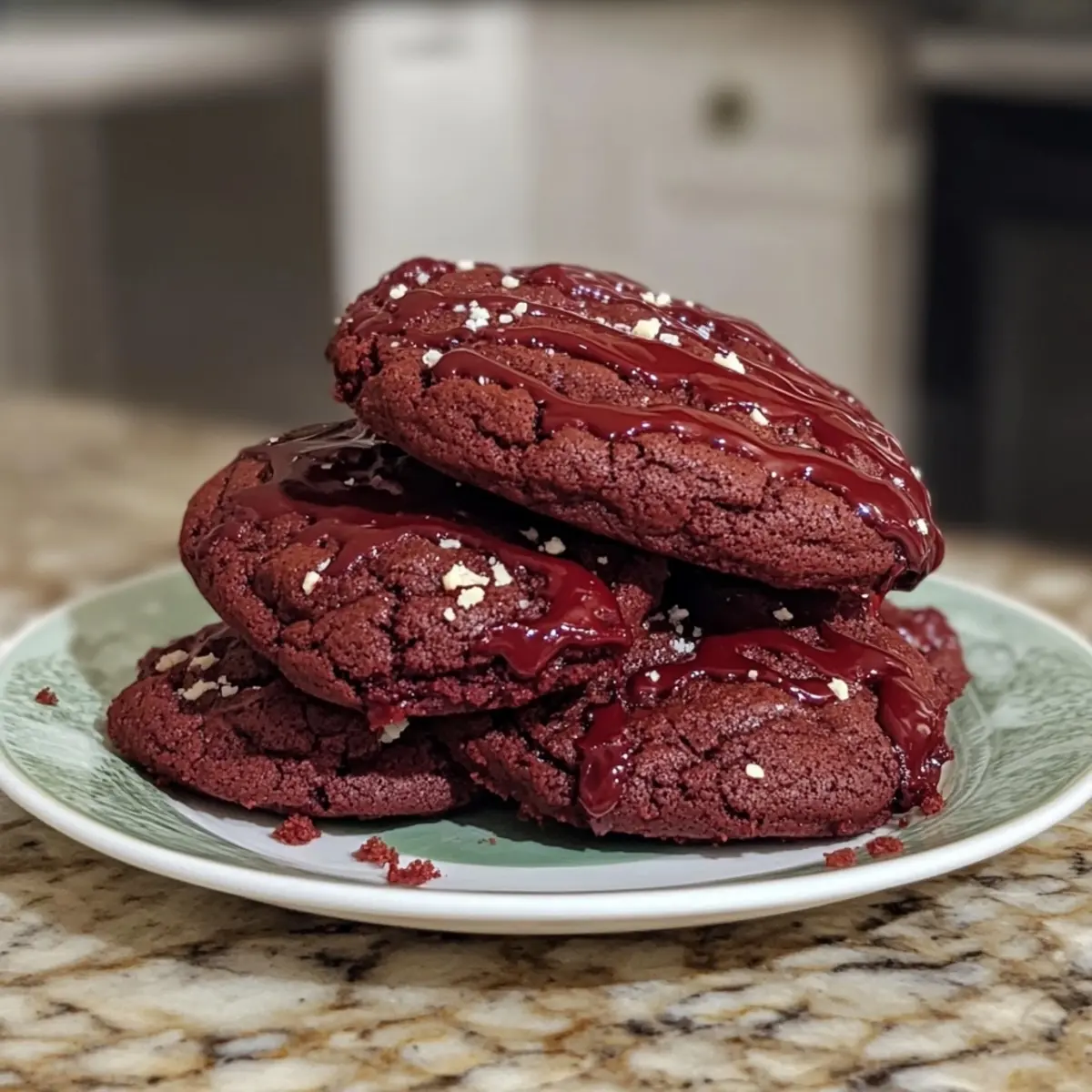 Red Velvet Brownie Cookies