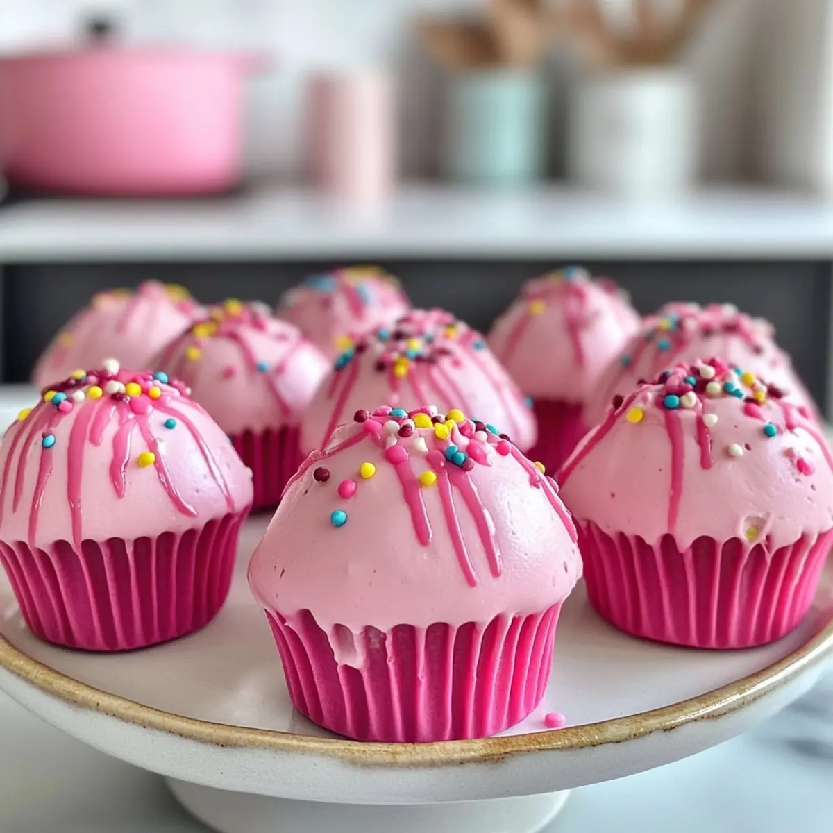 No-Bake Pink Velvet Cheesecake Bites