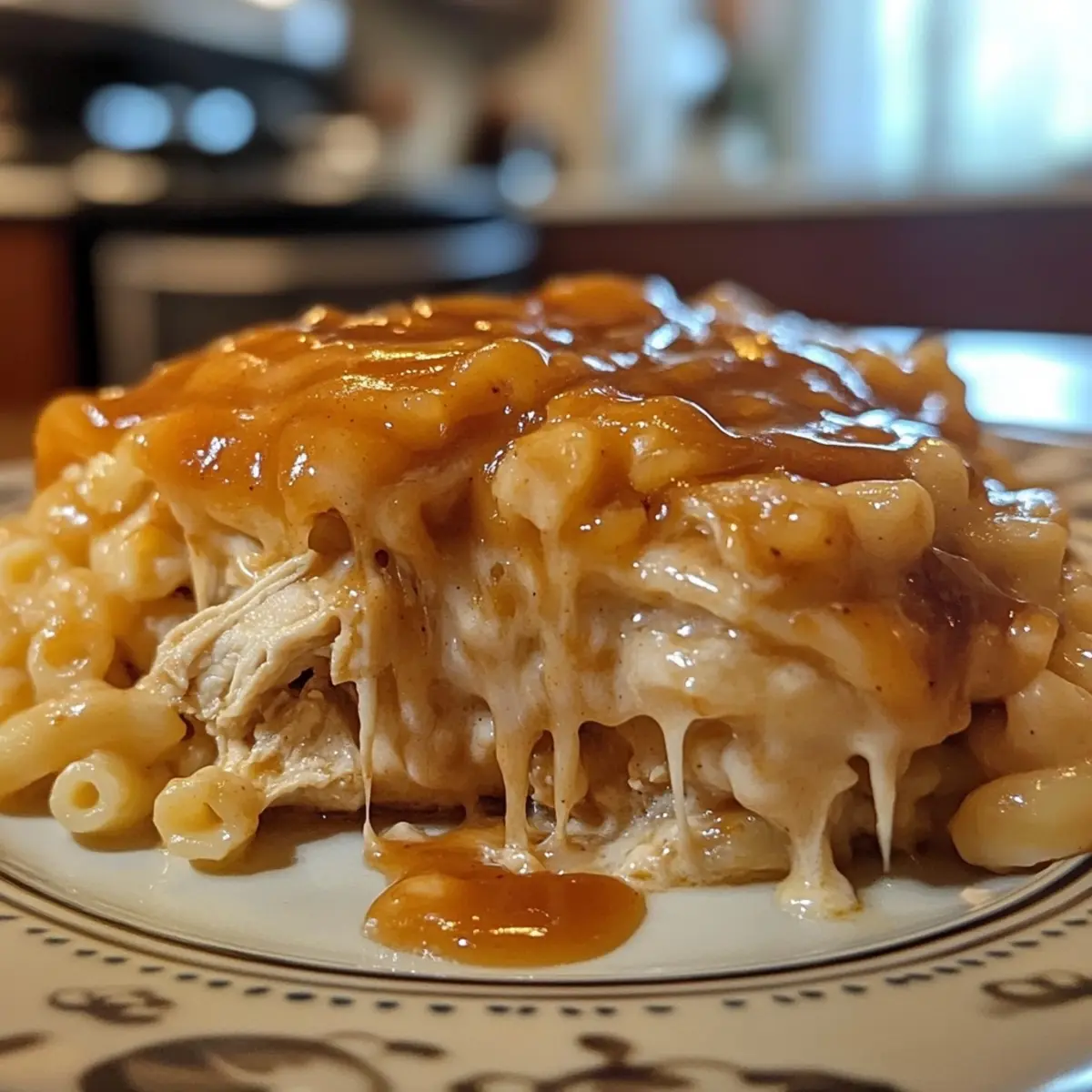 BBQ Chicken Mac and Cheese