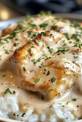 CREAMY SMOTHERED CHICKEN AND RICE RECIPE