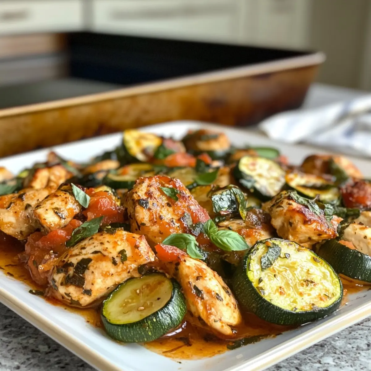 Mediterranean Chicken Zucchini Bake: A Healthy, Flavor-Packed Dinner Idea!