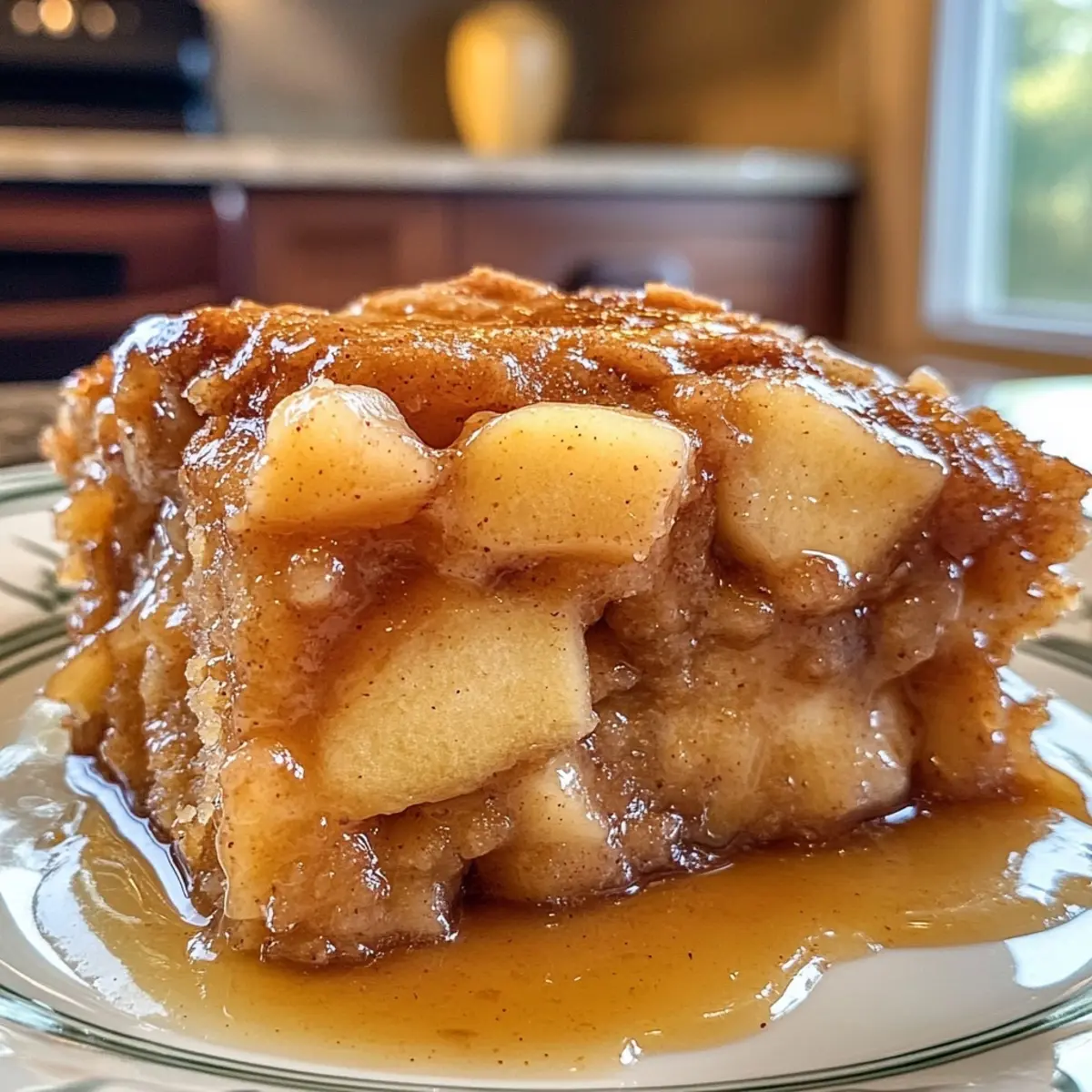 Slow Cooker Apple Pie Dump Cake