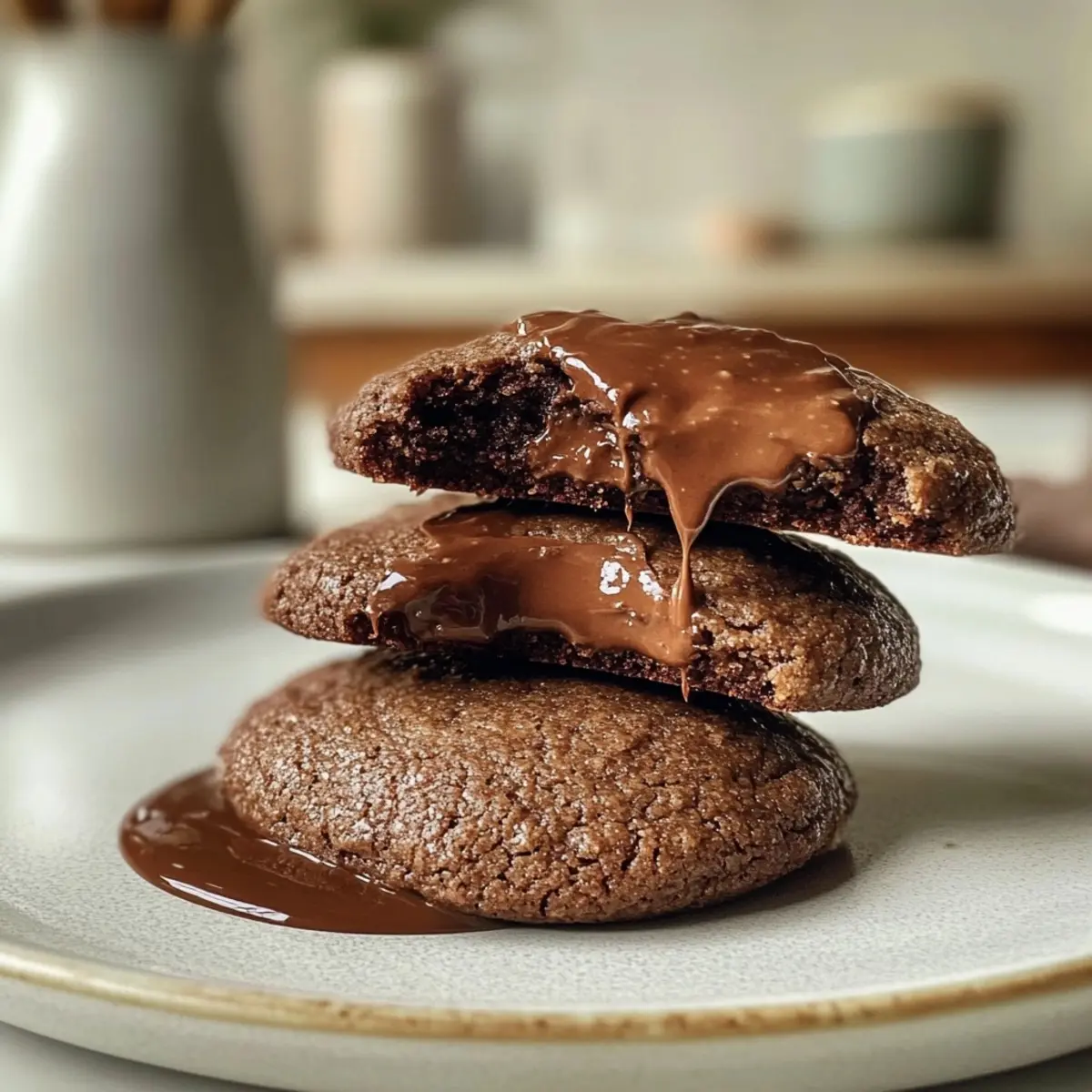 3-Ingredient Nutella Cookies