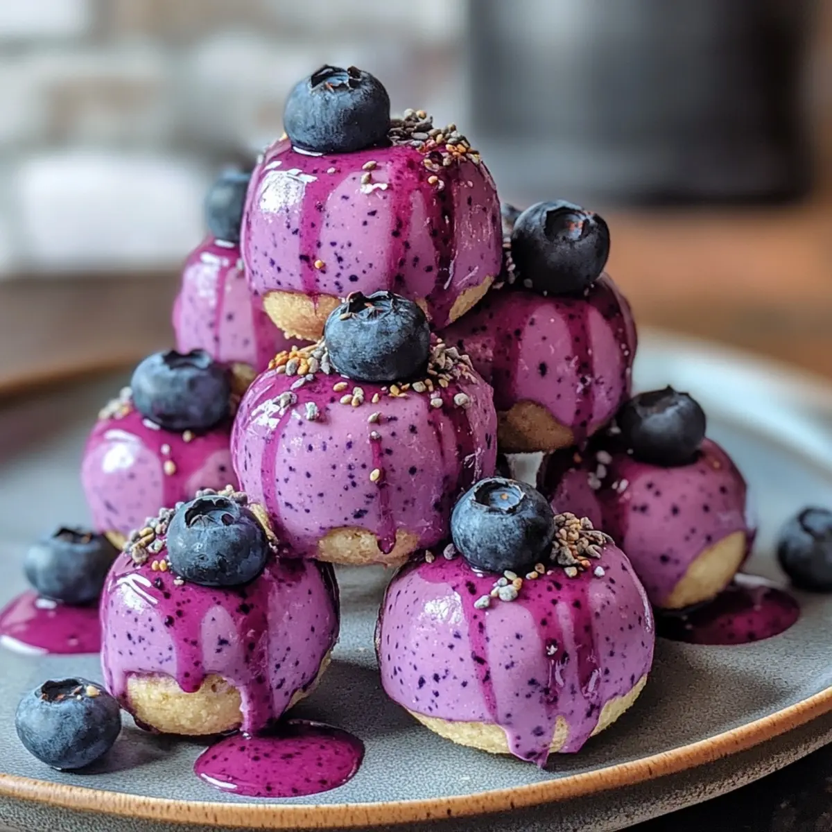 Blueberry Cheesecake Protein Bites