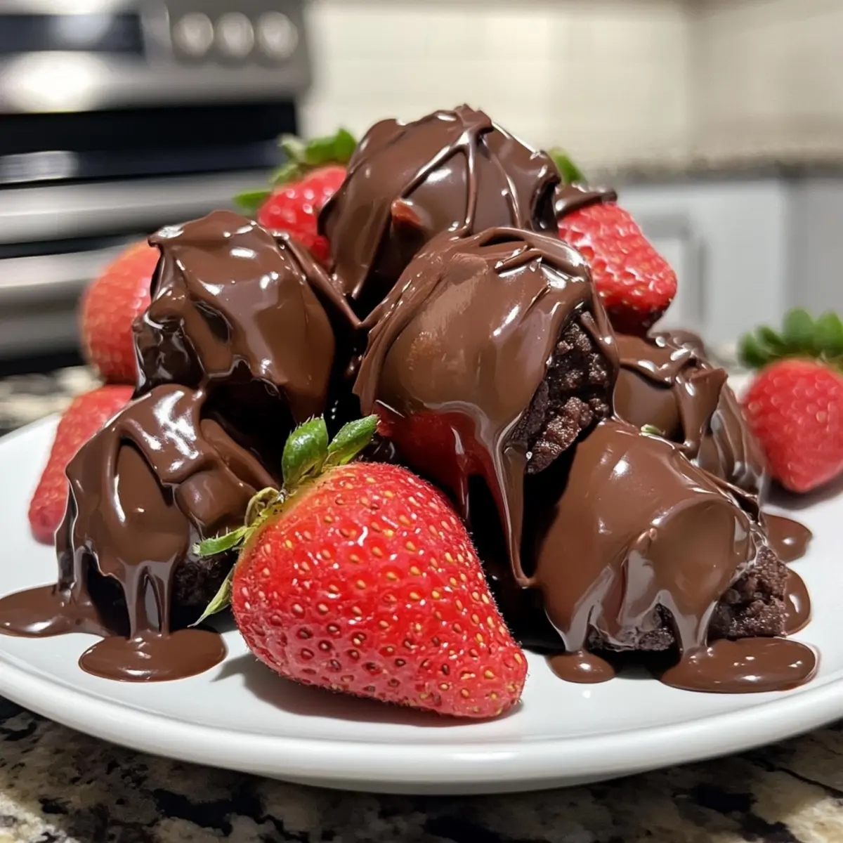 Chocolate Strawberry Yogurt Clusters (Viral Recipe!)