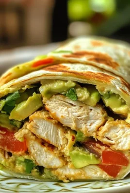 Quick & Easy Chicken Avocado Wrap