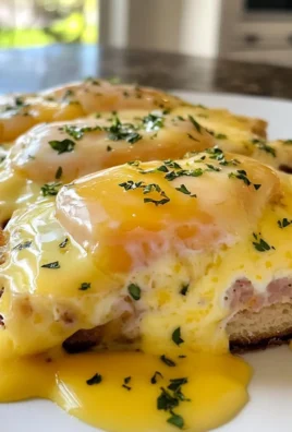 Eggs Benedict Casserole with Hollandaise Sauce
