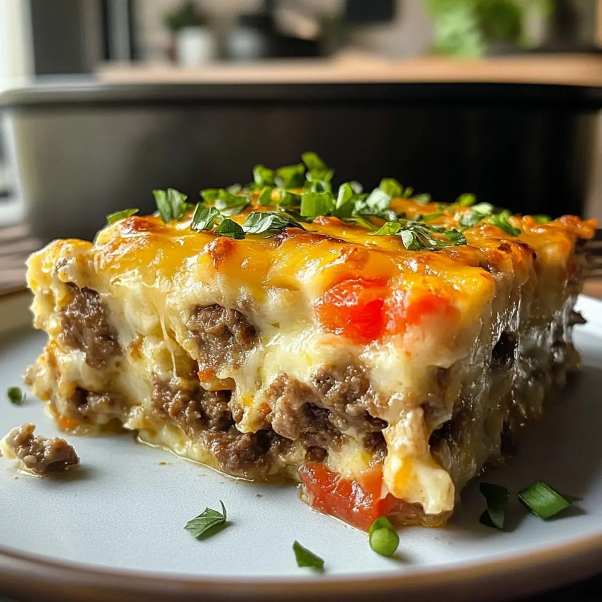 Low Carb Philly Cheesesteak Casserole